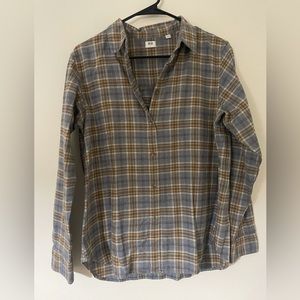 Uniqlo plaid flannel